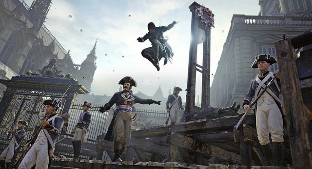 Szene aus dem umstrittenen Videospiel ...2;Assassin&#8217;s Creed Unity&#8220;   | Foto: promo