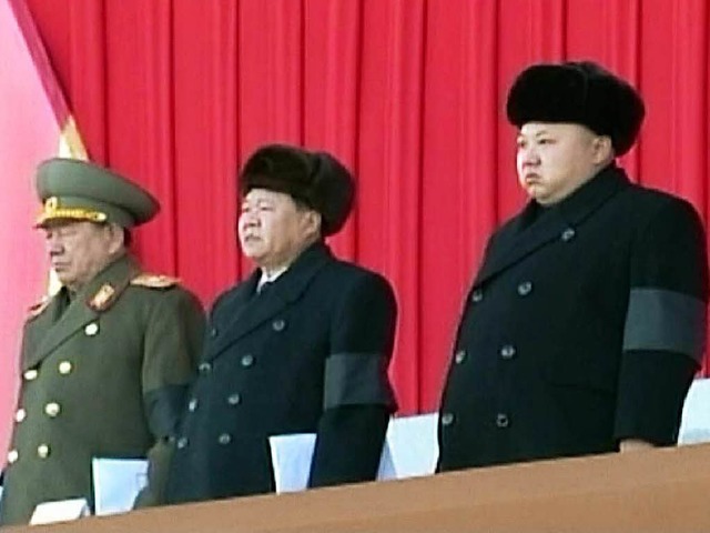 Lachen verboten: Nordkoreas Diktator K... aufgenommen angeblich am 17. Dezember  | Foto: dpa