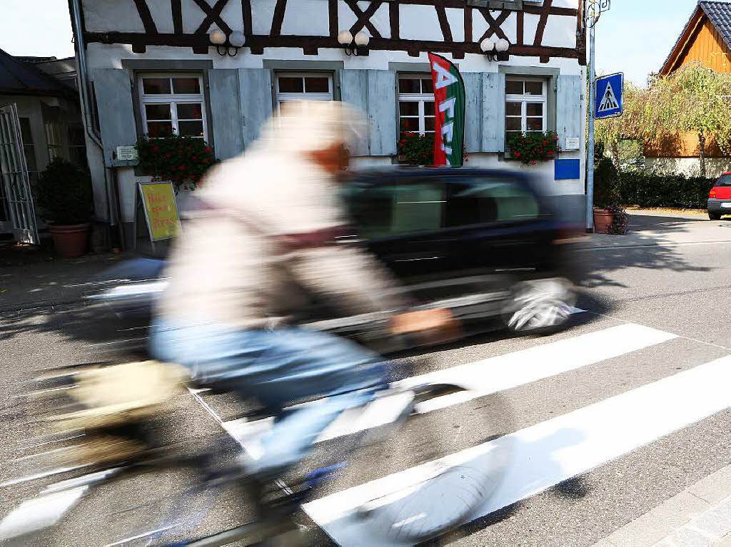 In Heiligenzell gibt es einen neuen Zebrastreifen.