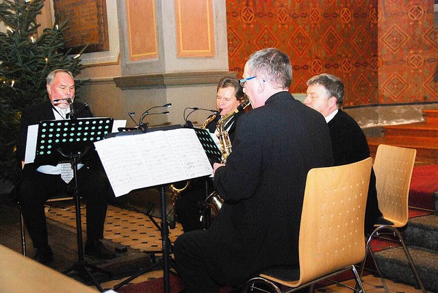 Ein Konzert mit dem Saxophonquartett S... in der Altkatholischen Kirche in Zell  | Foto: Edgar Steinfelder