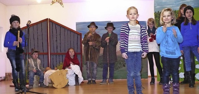 Die  Kinder begeisterten ihr Publikum ...ical &#8222;Das Fltenmdchen&#8220;.   | Foto: Rittner