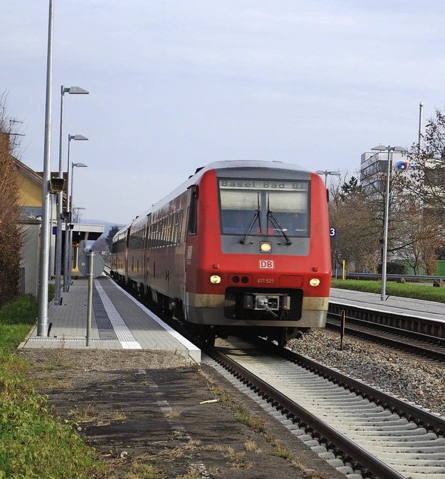Strom fr die Hochrheinstrecke bleibt  auf der Agenda.   | Foto: Mink