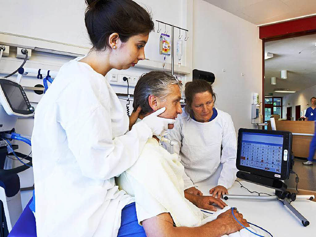 Verstndigungstraining in der Frhrehabilitation in der BDH-Klinik Elzach.