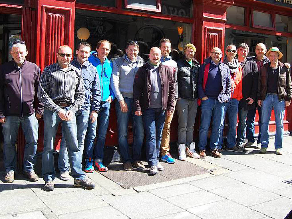 Pub-Prfung: der Elzacher Narrenrat reiste zu einer Tagung in die irische Hauptstadt Dublin.