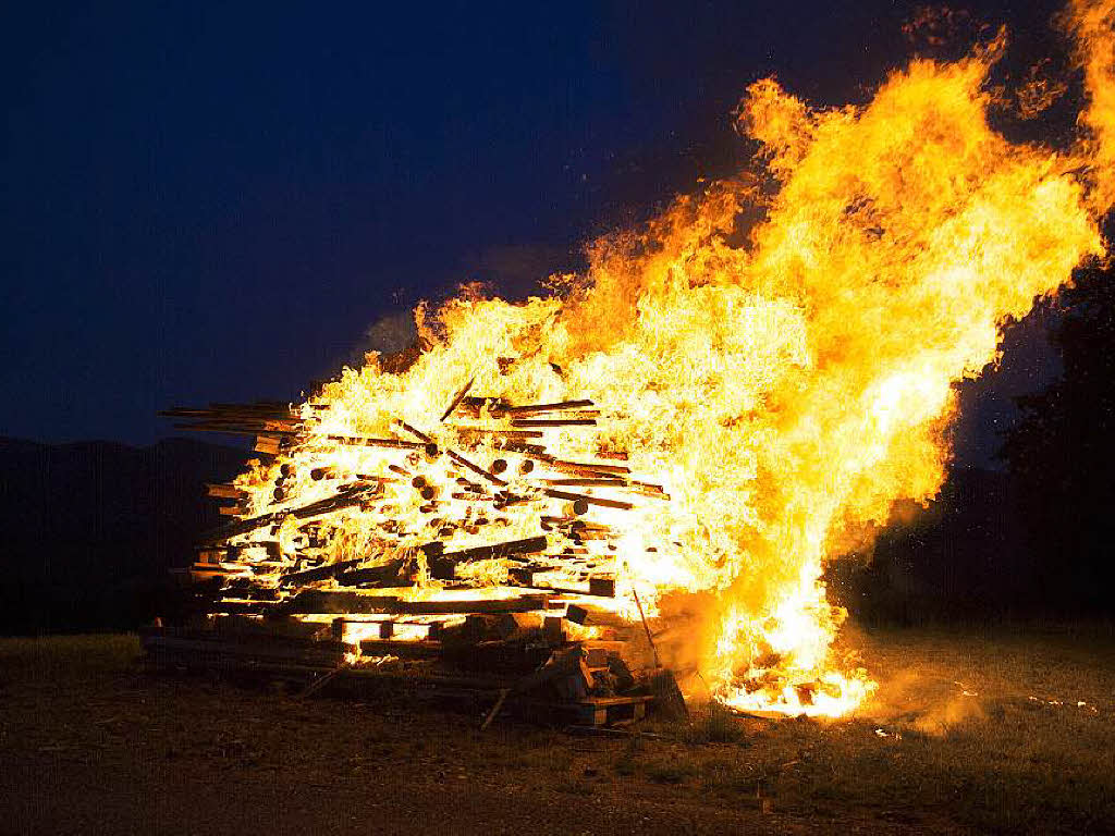 Pfingstfeuer 2014 in Elzach-Katzenmoos