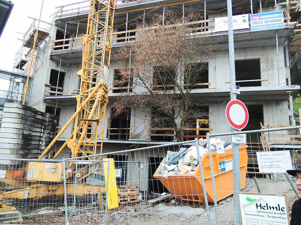 Am Erweiterungsbau des Pflegeheims St. Elisabeth in Elzach wird Richtfest gefeiert.