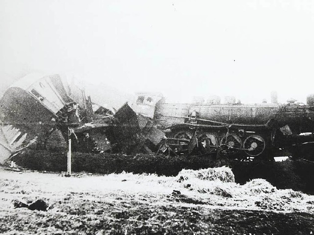 Am 22. Dezember 1939 starben 98 Menschen bei dem Zugunglck nahe  Markdorf.  | Foto: Privat
