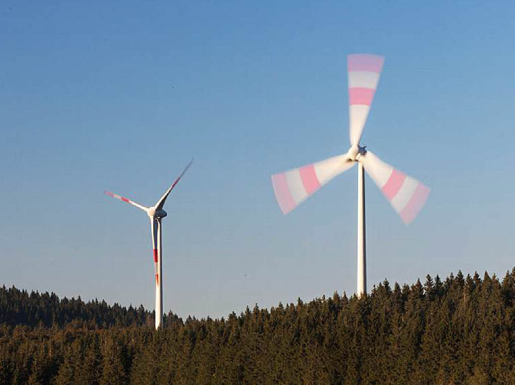 Windkraftanlage auf der,,Platte’’: Ob es Windkraftanlagen auch in Simonswald geben wird, steht in den Sternen.