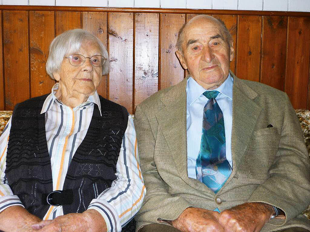 Erika und Karl Stratz sind seit 65 Jahren verheiratet.