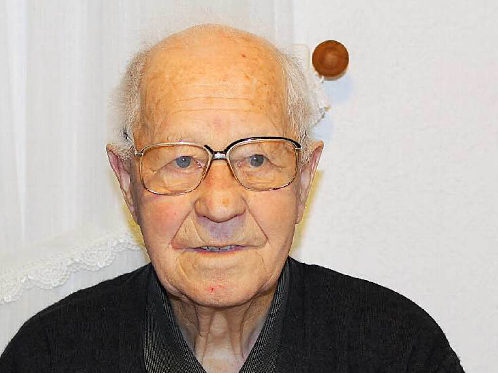 Herbert Reith wird 90, Alt-Brgermeister von Meienheim