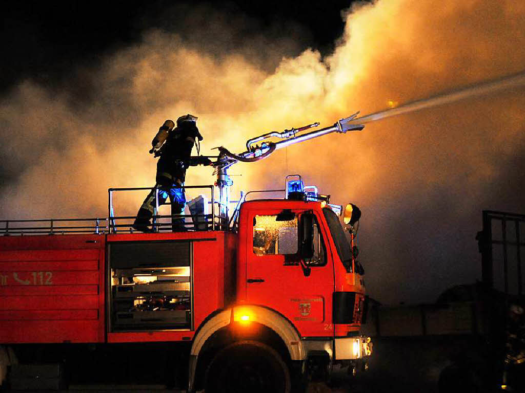 Brand in Altenheim Anfang Juli
