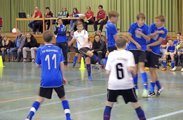Es ging flott zur Sache, bei der Quali...-Jugendteams aus Mhringen und Aasen.   | Foto: Erhard Morath
