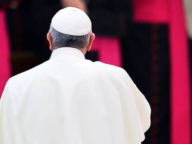 Ein Mann von Statur: Papst Franziskus.  | Foto: AFP