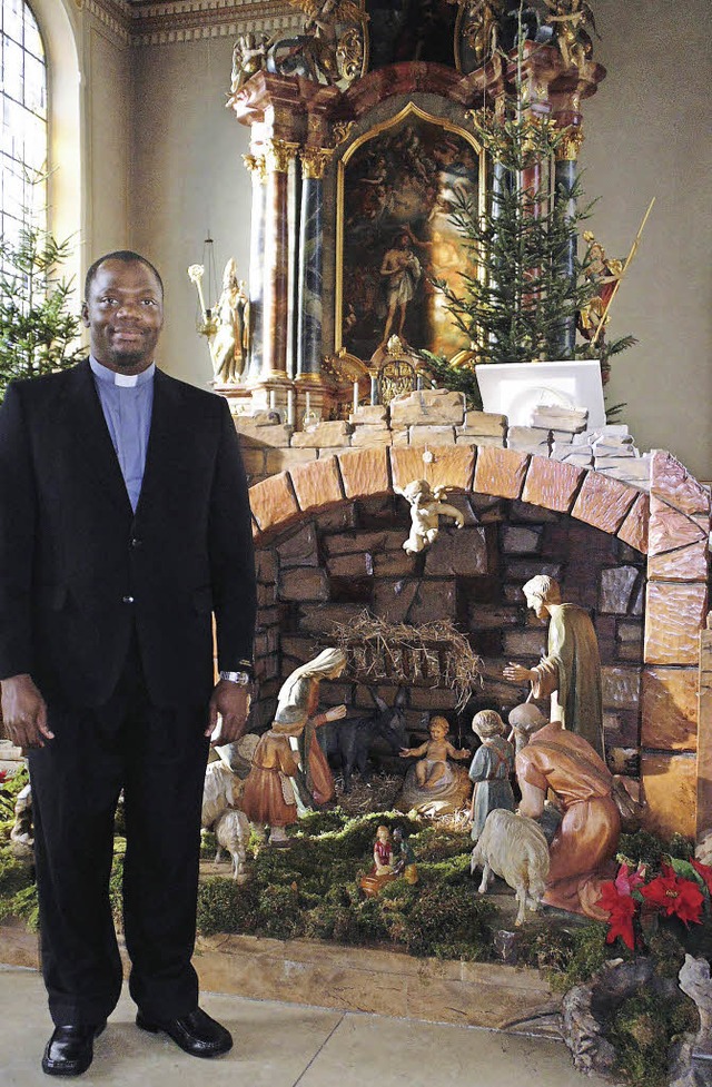 Weihnachten in St.Magnus: Judas Thaddus Okocha  | Foto: Michael Gottstein