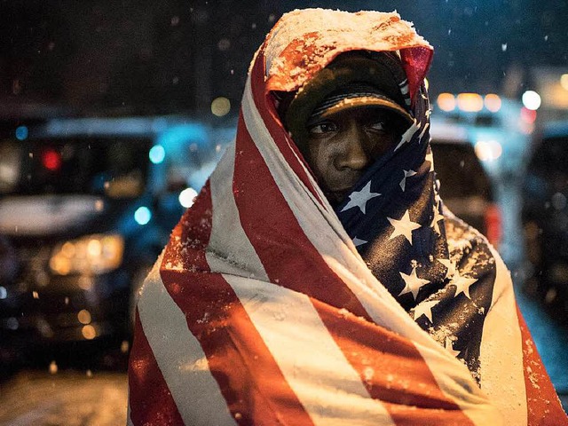 Archivbild von den Protesten in Ferguson  | Foto: dpa