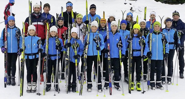 Die Jugend des Ski-Clubs St. Mrgen war in Goms im Trainingslager.  | Foto: Privat