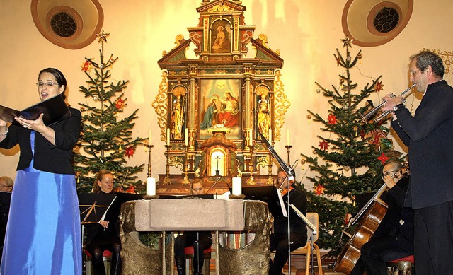 Unter dem Motto &#8222;Sternstunden in...eihnachtskonzert in der Ibacher Kirche  | Foto: Karin Stckl-Steinebrunner