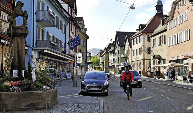 Die Hauptstrae von Oberkirch soll in eine Fugngerzone umgewandelt werden.   | Foto: Robert Ullmann