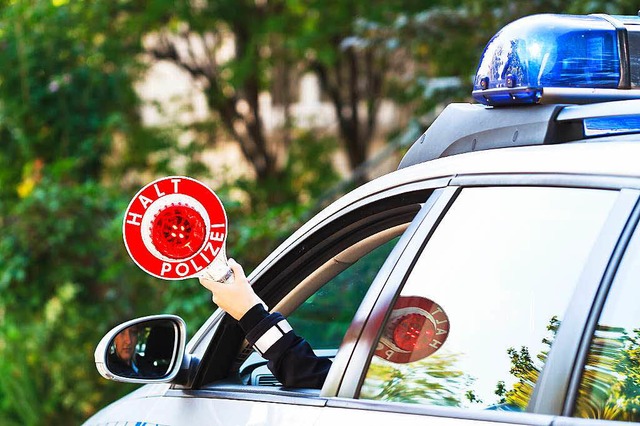 Polizeikontrolle.  | Foto: Dominic Rock
