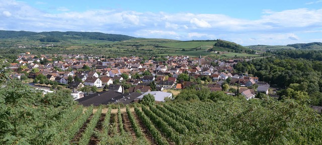 Blick auf Sasbach und seine Ortsteile ... fr ein Gemeindeentwicklungskonzept.   | Foto: Roland Vitt