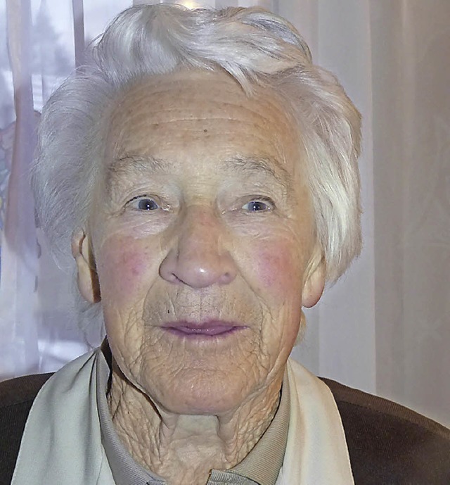 Hildegard Hgle feierte ihren 90. Geburtstag  | Foto: Aribert Rssel