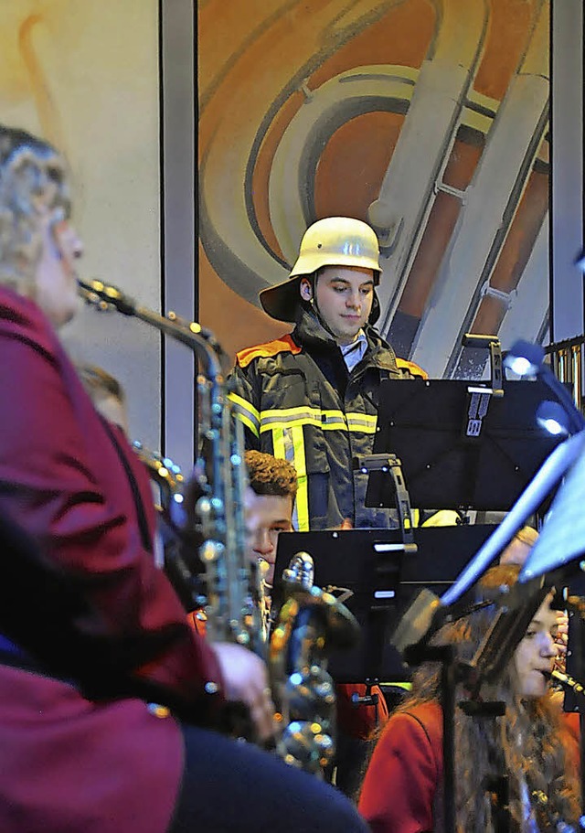 Musik fr die Feuerwehr  | Foto: Herbert Geisler