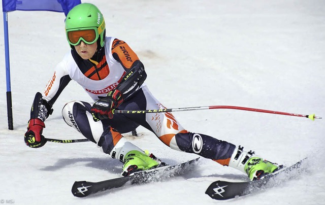 Zweitbester Schwarzwlder: Maximilian Ritter vom Ski-Club Todtnau   | Foto: Martin Siegmund