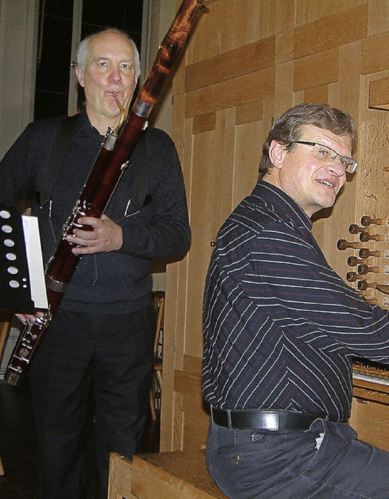 Christian Rabe und  Herbert Deininger   | Foto: Roswitha Frey
