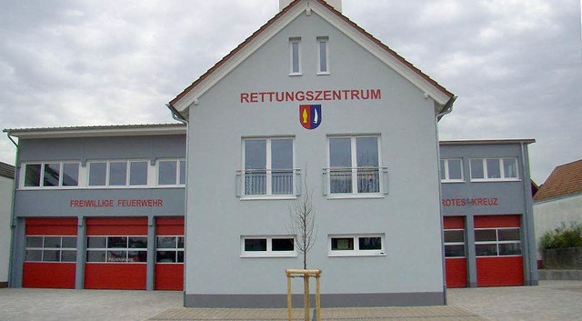 Das neue Rettungszentrum wurde in Wyhl in Betrieb genommen.  | Foto: Gerda Oswald