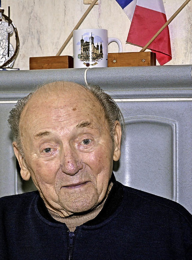Oskar Schchlin wird am Neujahrstag 90 Jahre alt.   | Foto: Dieter Erggelet