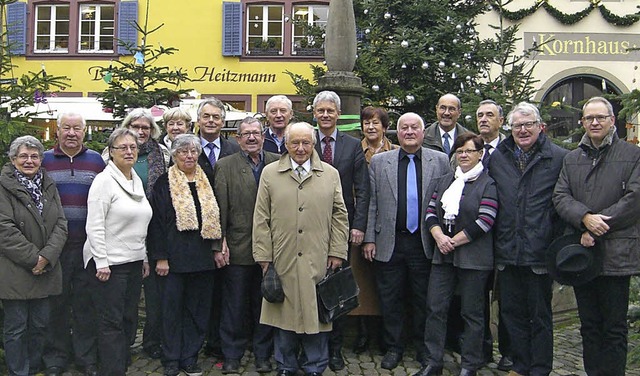 Die Vertreter der vier Staufener Senio... der Brgerstiftung der Stadt Staufen   | Foto: privat