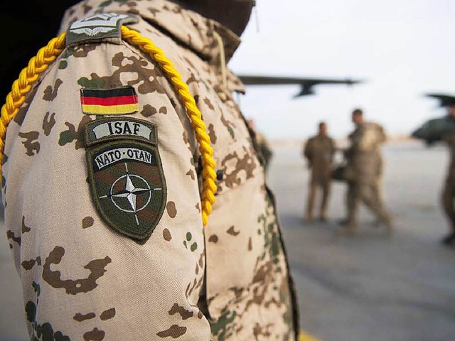 &#8222;Keine Blmchen gepflckt&#8220;:  Isaf-Soldaten in Afghanistan   | Foto: dpa
