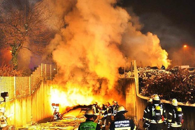 40 Verletzte bei Feuer in Stuttgarter Tiefgarage