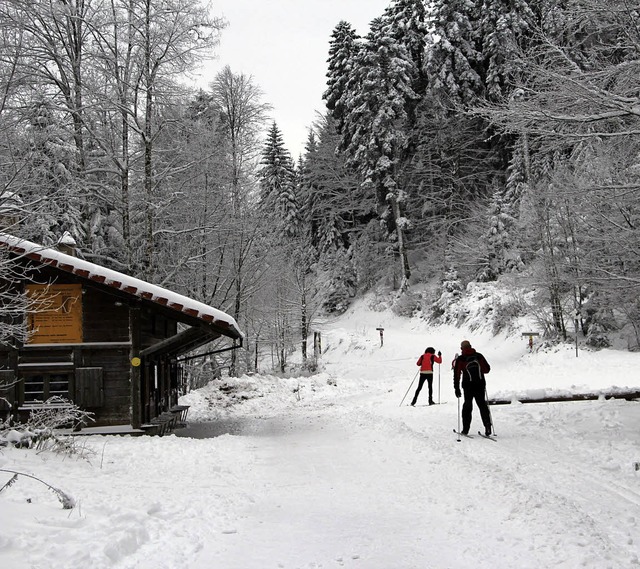 Wintersportfans kommen auf den Loipen ...rums Lipple-Kreuzweg auf ihre Kosten.   | Foto: Kannmacher