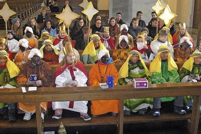 Die Sternsinger sind unterwegs