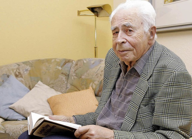 Karl-Erich Roser  wird 95 Jahre alt.   | Foto: Heck