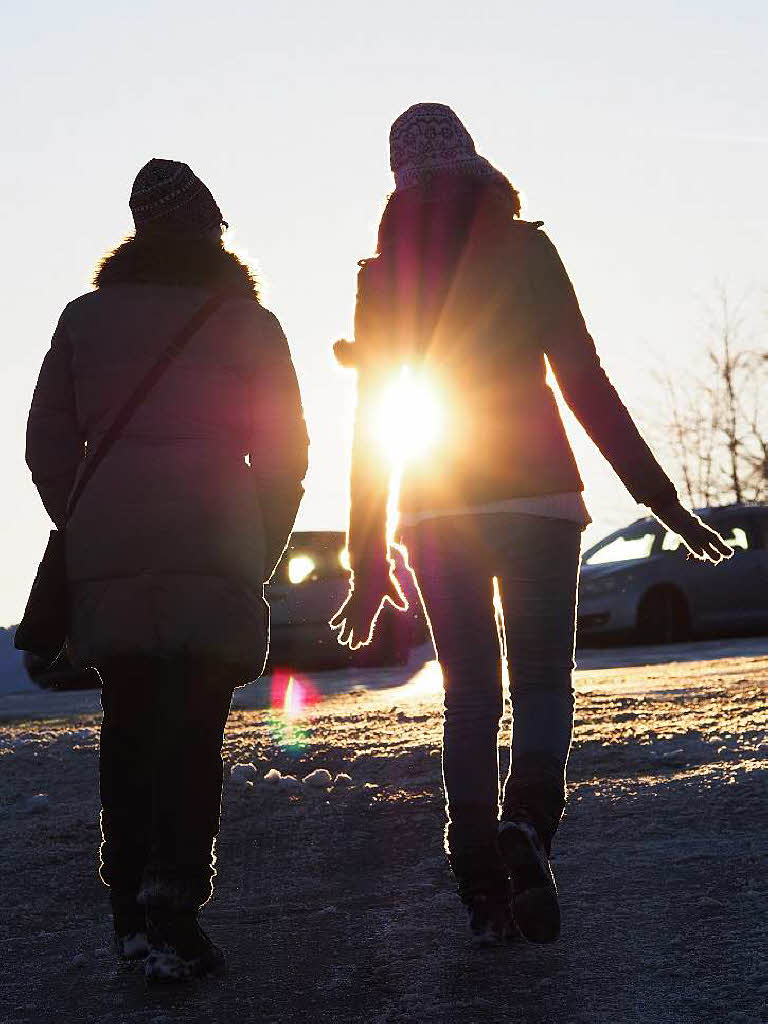 Das Jahr legte einen Bilderbuchstart hin. Zumindest auf den Bergen, wie hier auf dem Schauinsland, gab’s am Neujahrstag reichlich Schnee und Sonne pur.