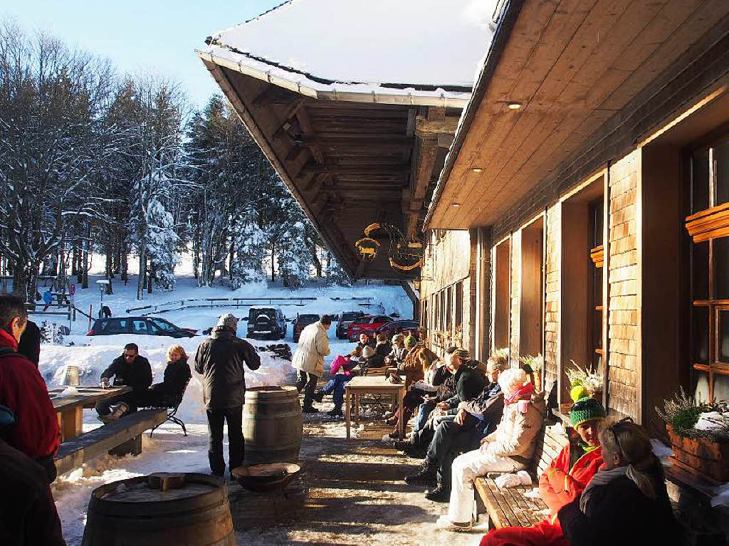 Das Jahr legte einen Bilderbuchstart hin. Zumindest auf den Bergen, wie hier auf dem Schauinsland, gab’s am Neujahrstag reichlich Schnee und Sonne pur.