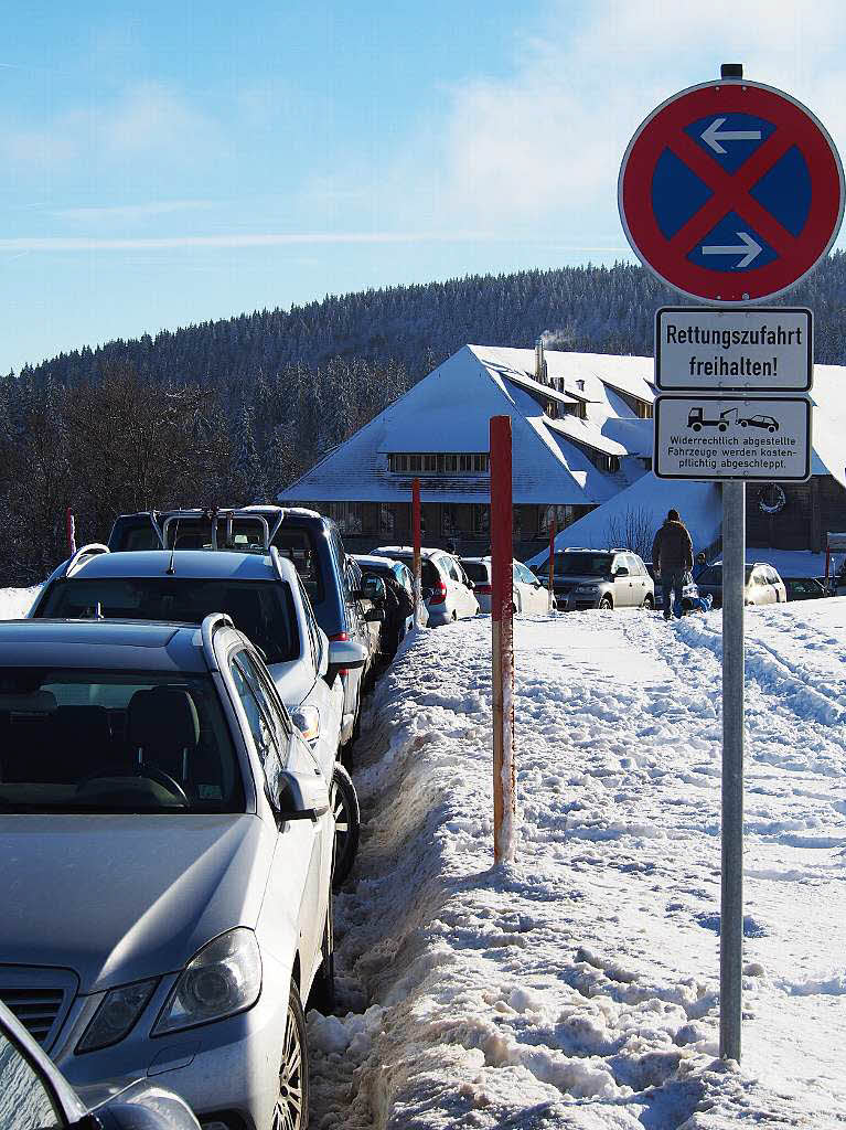 Das Jahr legte einen Bilderbuchstart hin. Zumindest auf den Bergen, wie hier auf dem Schauinsland, gab’s am Neujahrstag reichlich Schnee und Sonne pur.