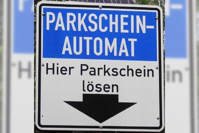 Fehlten Parkautomaten Licht und Wrme?