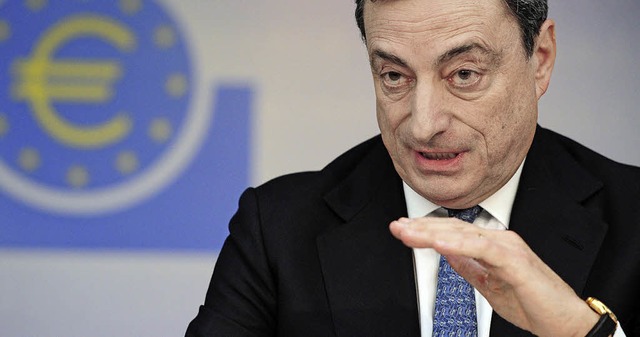 Erfolgreicher, aber  umstrittener Euroretter: Mario Draghi   | Foto: dpa