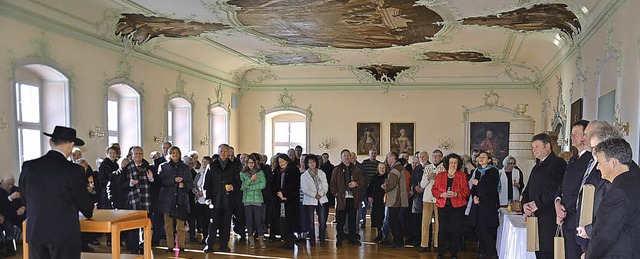 Der Frstensaal bot wiederum die wrde...ahrsempfang in der Gemeinde St. Peter.  | Foto: Alexandra Wehrle