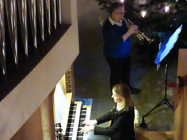 Antje Wagner und Monika Lindner boten ...chung klassischer und moderner Stcke.  | Foto: Frank Leonhardt