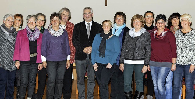 Prses Dekan Hans-Jrgen Decker (Mitte...maier und Sabine Liebmann, viel Glck.  | Foto: Gabriele Zahn