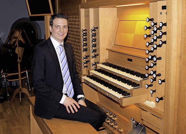 Andreas Mlder in der Kirche St. Bonifatius.   | Foto: Antje Gessner