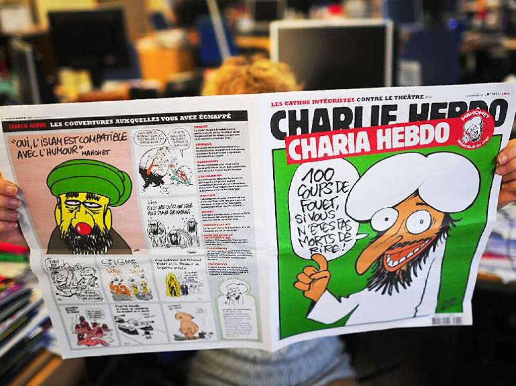 Das Magazin war mehrfach wegen Mohammed-Karikaturen in der Kritik gewesen.