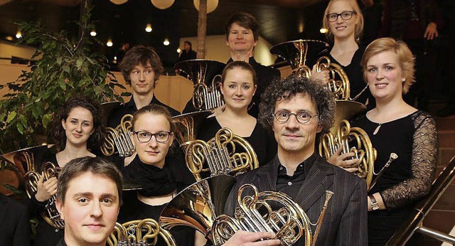 Die Stuttgarter Hornklasse wird am Sam... im Badischen Winzerkeller auftreten.   | Foto: MIchael Grom