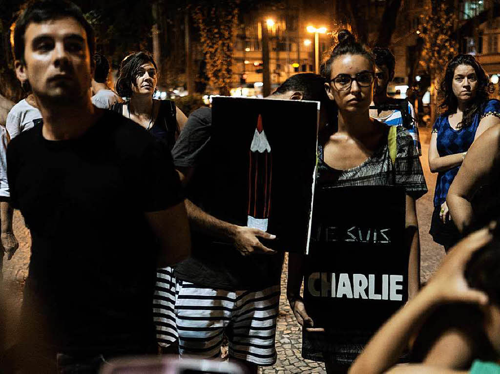 Mahnwache in Rio de Janeiro