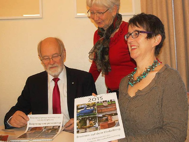 Eveline Klein (rechts) und Wilhelm Hun...PD-Ortsvereins Minseln/Dinkelberg vor.  | Foto: Petra Wunderle