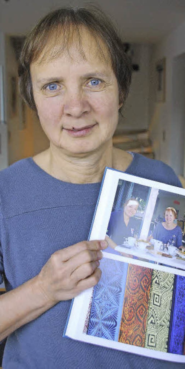 Beate Siegele aus Merzhausen ist auf d...h ihren familiren Wurzeln auf Samoa.   | Foto: S. Hesser